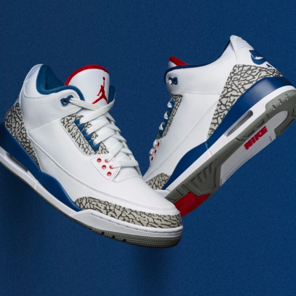 Toddler Jordan Brand White Air Jordan 3 Retro Sneakers